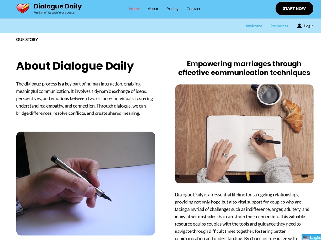 DialogueDaily relationship counseling platform