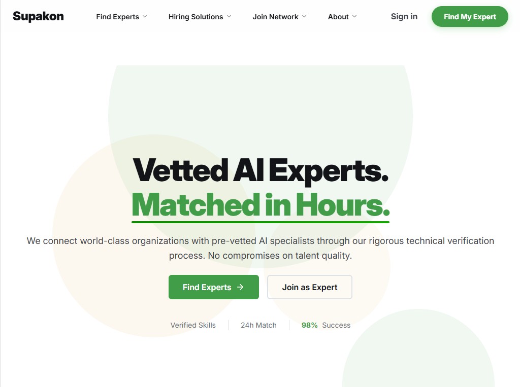 Supakon AI expert marketplace