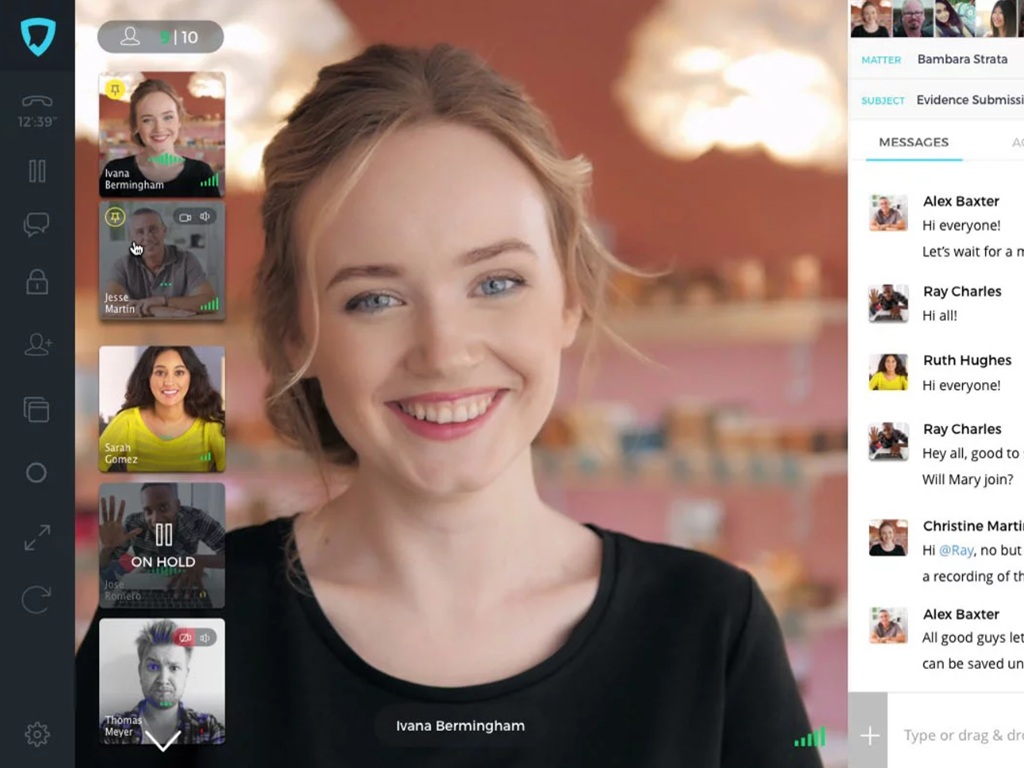 Web conferencing system built with WebRTC